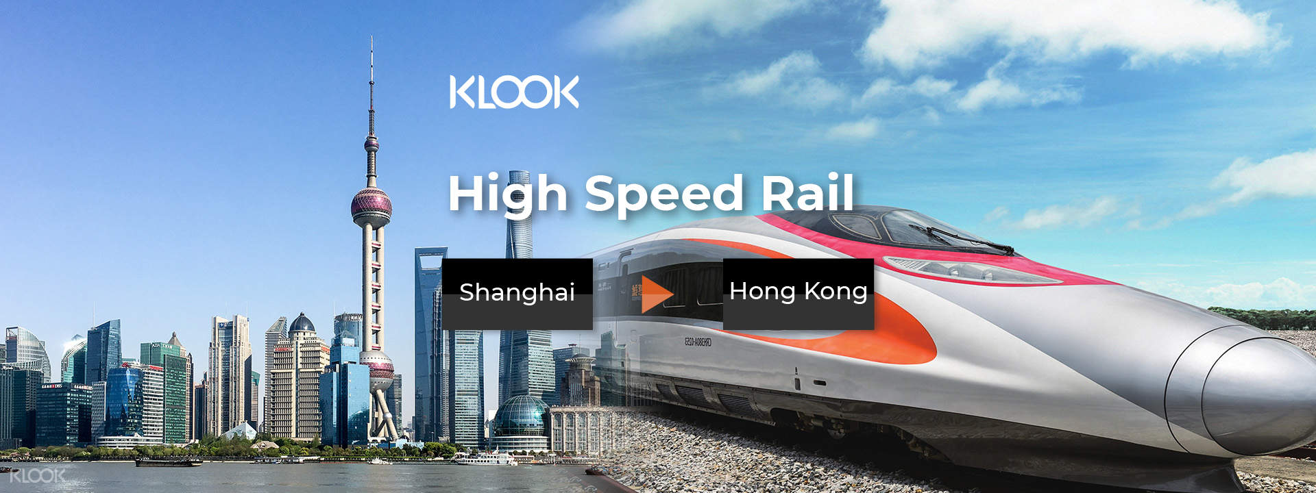 China Highspeed Rail Ticket from Shanghai to Hong Kong Klook